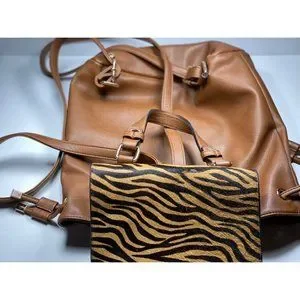 Dune London | Bags | Dune London Leather Brown Zebra Print  display picture 2